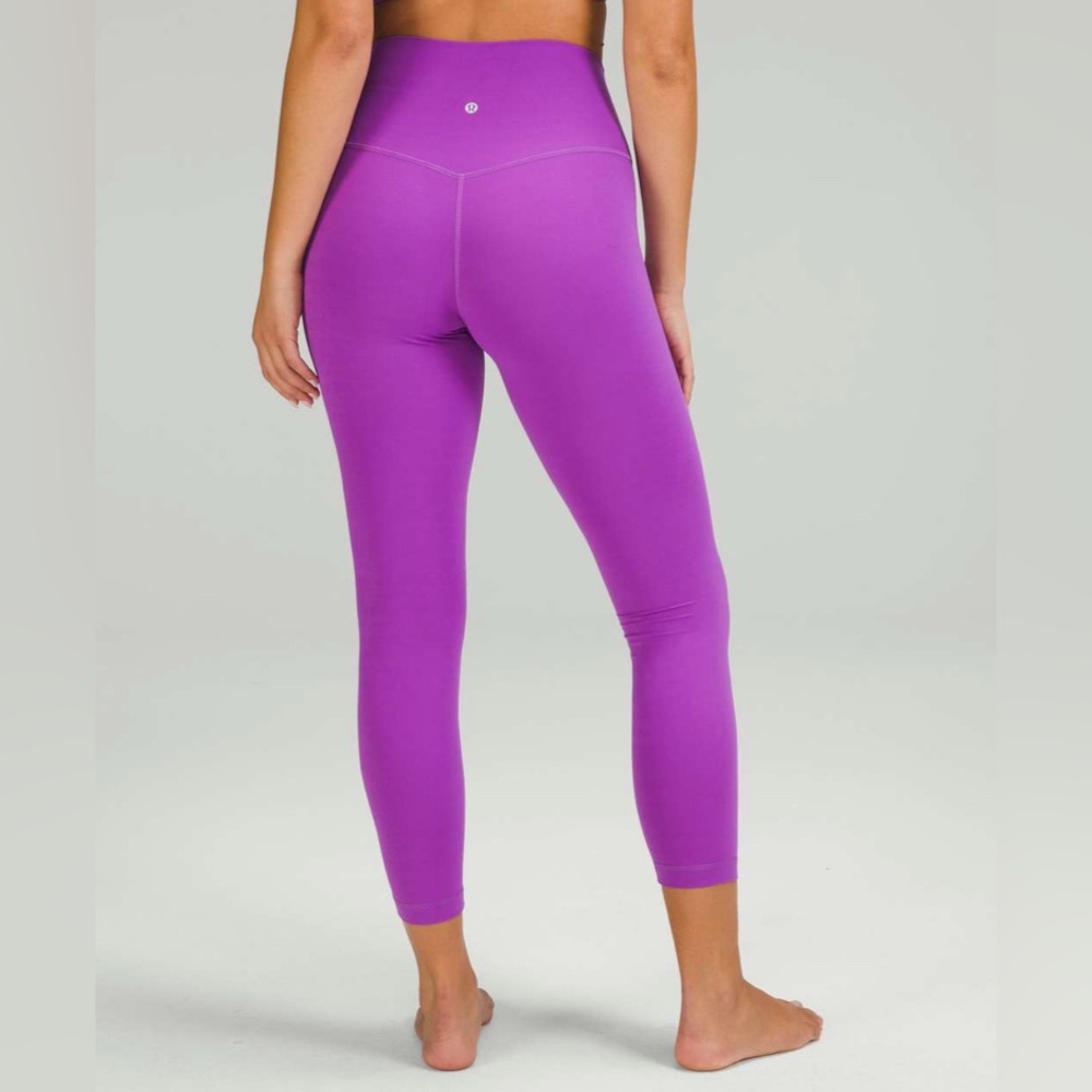 Lululemon Align High-Rise Pant 25"‎ Moonlit Magenta Sz 2